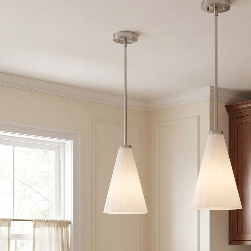 Savoy House Bristol 1-Light Pendant, Satin Nickel
