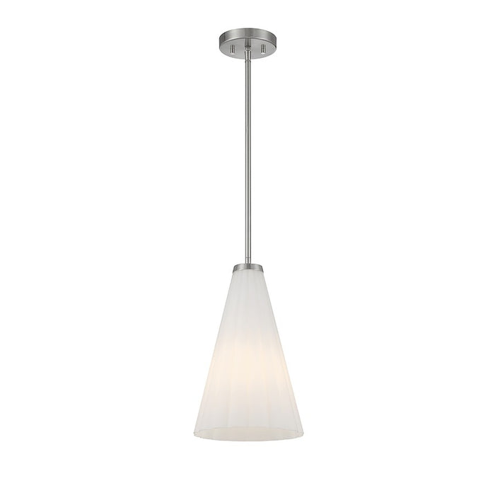 Savoy House Bristol 1-Light Pendant, Satin Nickel