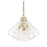 Savoy House Lenox 5-Light Pendant, White/Warm Brass Accents