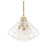 Savoy House Lenox 5-Light Pendant, White/Warm Brass Accents