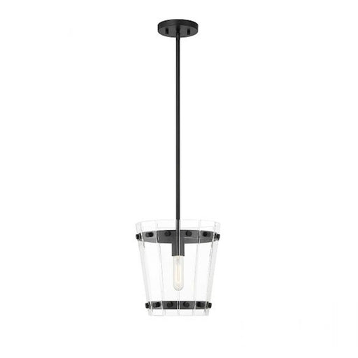 Savoy House Ventari 1-Light Pendant, Matte Black - 7-8855-1-89