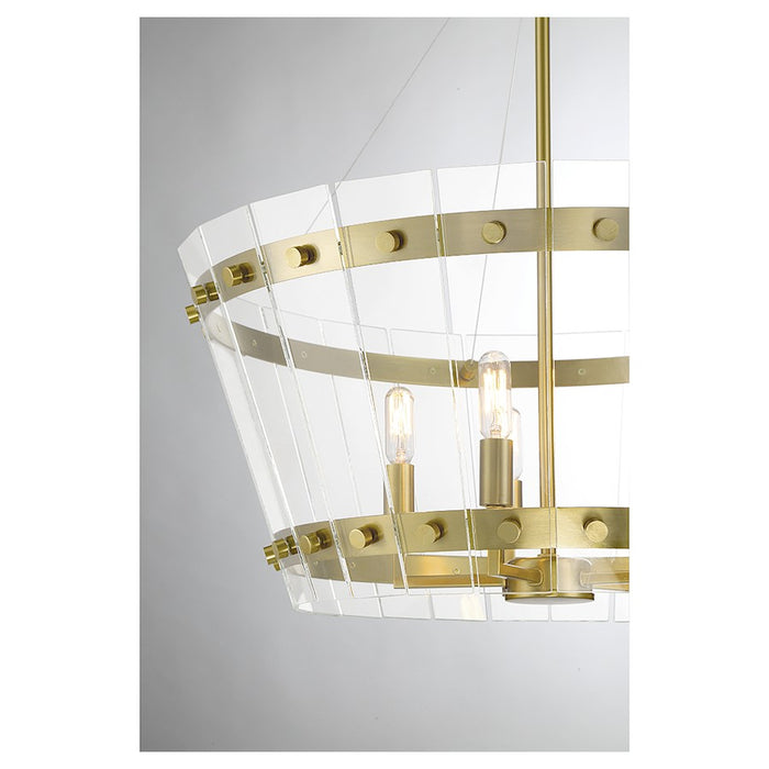 Savoy House Ventari 5-Light Pendant, Warm Brass