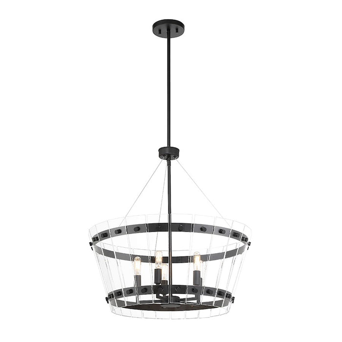 Savoy House Ventari 5-Light Pendant, Matte Black