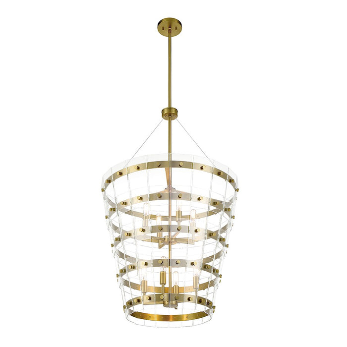 Savoy House Ventari 8-Light Pendant, Warm Brass