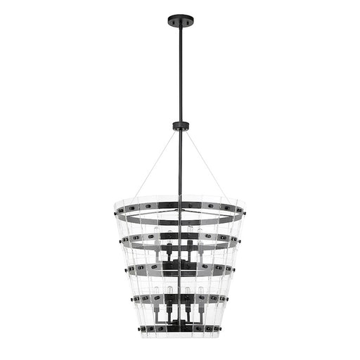 Savoy House Ventari 8-Light Pendant, Matte Black