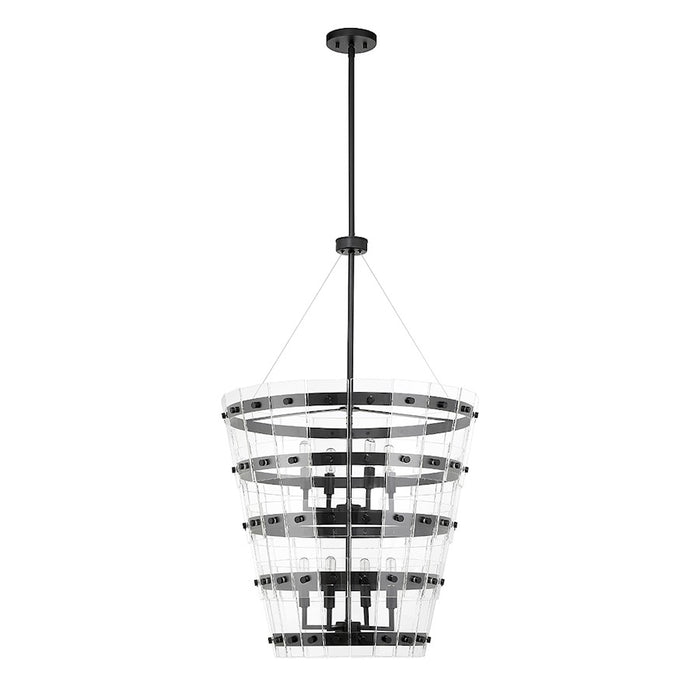 Savoy House Ventari 8-Light Pendant, Matte Black