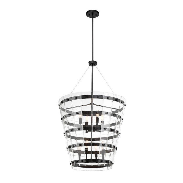 Savoy House Ventari 8-Light Pendant, Matte Black