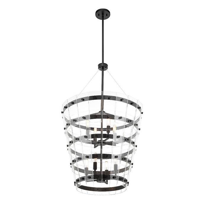 Savoy House Ventari 8-Light Pendant, Matte Black