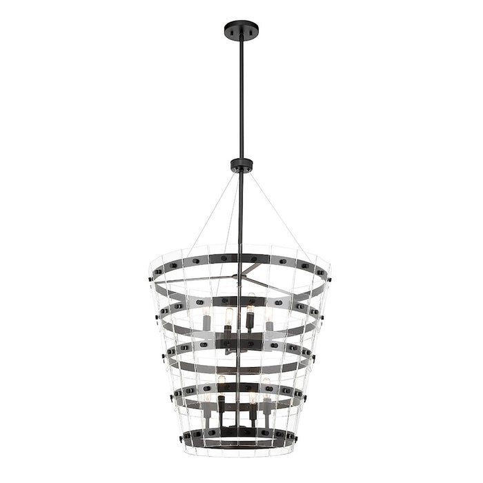 Savoy House Ventari 8-Light Pendant, Matte Black