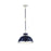 Savoy House Corning 1-Light Pendant, Navy/Polished Nickel Accents - 7-8882-1-174