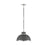 Savoy House Corning 1-Light Pendant, Gray/Polished Nickel Accents