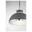 Savoy House Corning 1-Light Pendant, Gray/Polished Nickel Accents