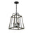 Savoy House Hasting 4-Light Pendant, Noblewood/Iron