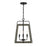 Savoy House Hasting 4-Light Pendant, Noblewood/Iron