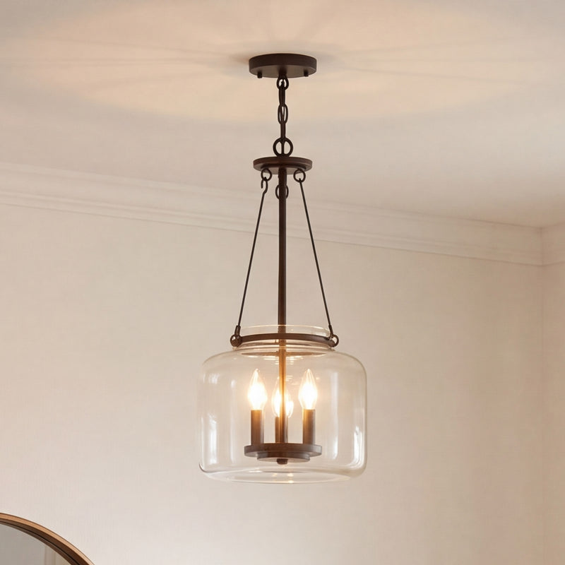 Savoy House Akron 3-Light Pendant, English Bronze
