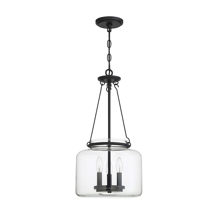 Savoy House Akron 3-Light Pendant, Matte Black