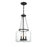 Savoy House Akron 3-Light Pendant, Matte Black