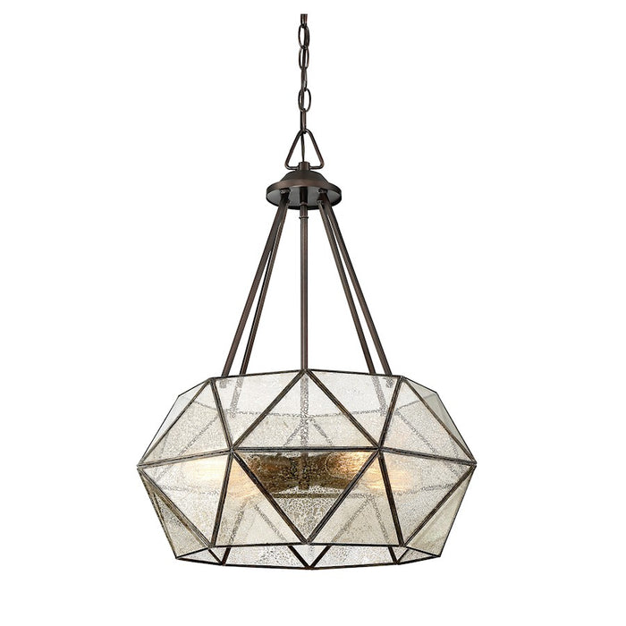 Savoy House Tartan 4-Light Pendant, Oiled Burnished Bronze