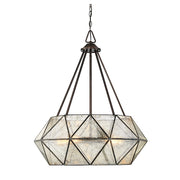 Savoy House Tartan 5-Light Pendant, Oiled Burnished Bronze - 7-9009-5-28