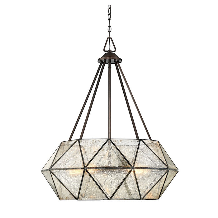 Savoy House Tartan 5-Light Pendant, Oiled Burnished Bronze - 7-9009-5-28