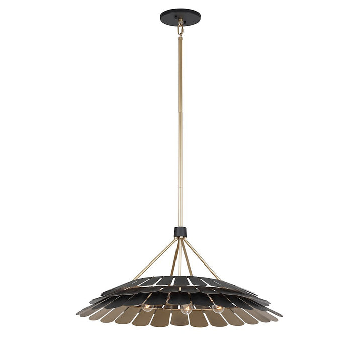 Savoy House Turaco 6-Light Pendant, Midnight