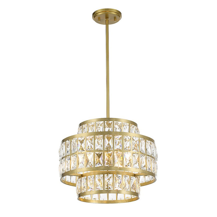 Savoy House Renzo 3-Light Pendant, Warm Brass