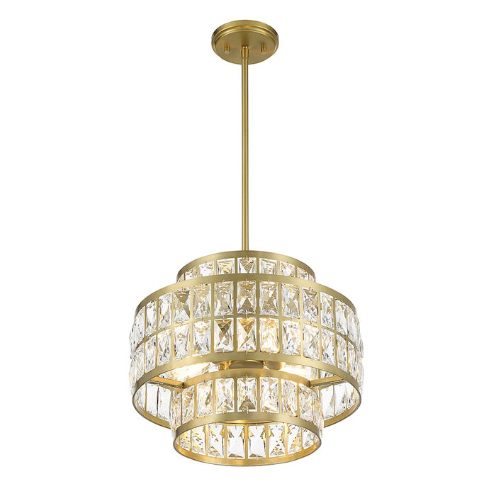 Savoy House Renzo 3-Light Pendant, Warm Brass