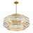 Savoy House Renzo 6-Light Pendant, Warm Brass