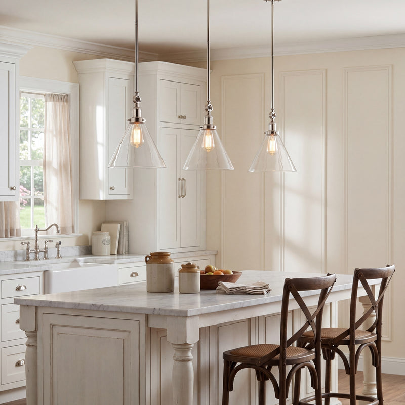 Savoy House Drake 1-Light Pendant, Polished Nickel