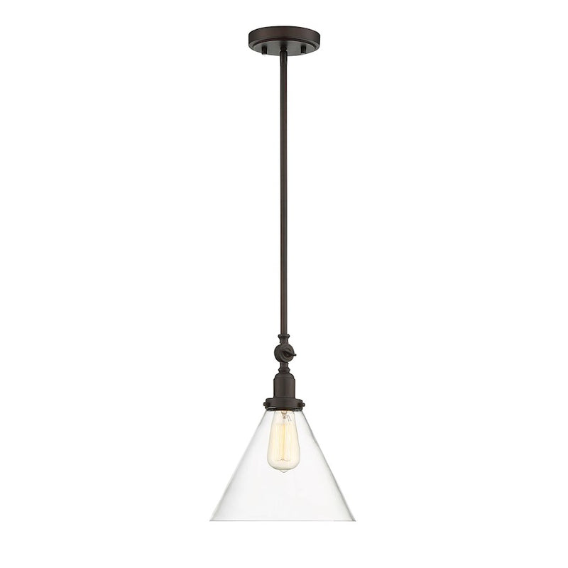Savoy House Drake 1-Light Pendant, English Bronze