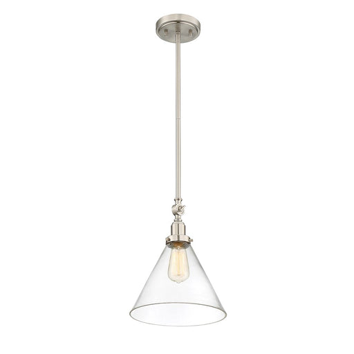 Savoy House Drake 1-Light Pendant, Satin Nickel