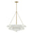 Savoy House Coppell 3 Lt Pendant, Sheer White, Warm Brass
