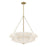 Savoy House Coppell 3 Lt Pendant, Sheer White, Warm Brass
