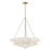 Savoy House Coppell 3 Lt Pendant, Sheer White, Warm Brass