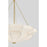 Savoy House Coppell 3 Lt Pendant, Sheer White, Warm Brass