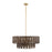 Savoy House Silencio 7 Light Pendant, Riviera Brass
