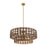 Savoy House Silencio 7 Light Pendant, Riviera Brass