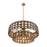 Savoy House Silencio 7 Light Pendant, Riviera Brass