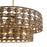 Savoy House Silencio 7 Light Pendant, Riviera Brass
