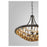 Savoy House Ventura 6-Light Pendant, Matte Black/Gold