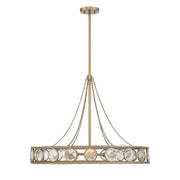 Savoy House Cologne 6 Lt Pendant, Opulent Gold - 7-9380-6-338