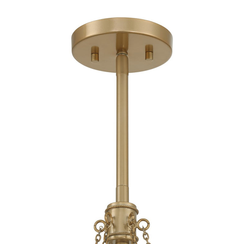 Savoy House Cologne 12 Lt Pendant, Opulent Gold