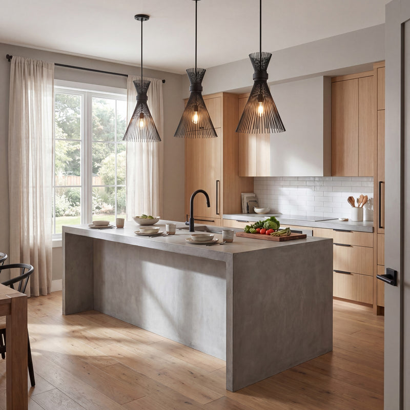 Savoy House Longfellow 1-Light Pendant, Matte Black