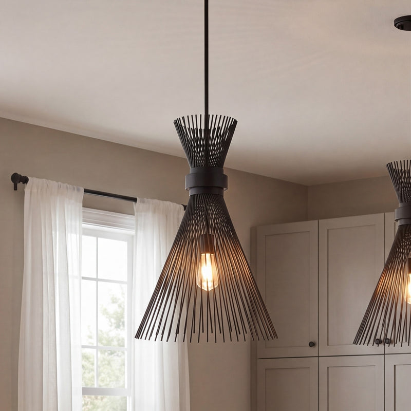 Savoy House Longfellow 1-Light Pendant, Matte Black