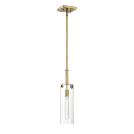 Savoy House Winfield 1-Light Mini-Pendant, Warm Brass