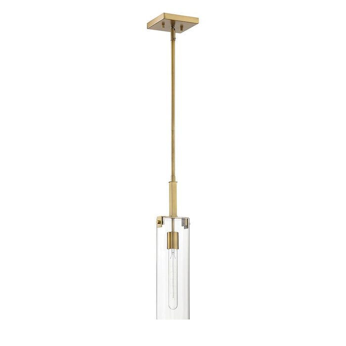 Savoy House Winfield 1-Light Mini-Pendant, Warm Brass