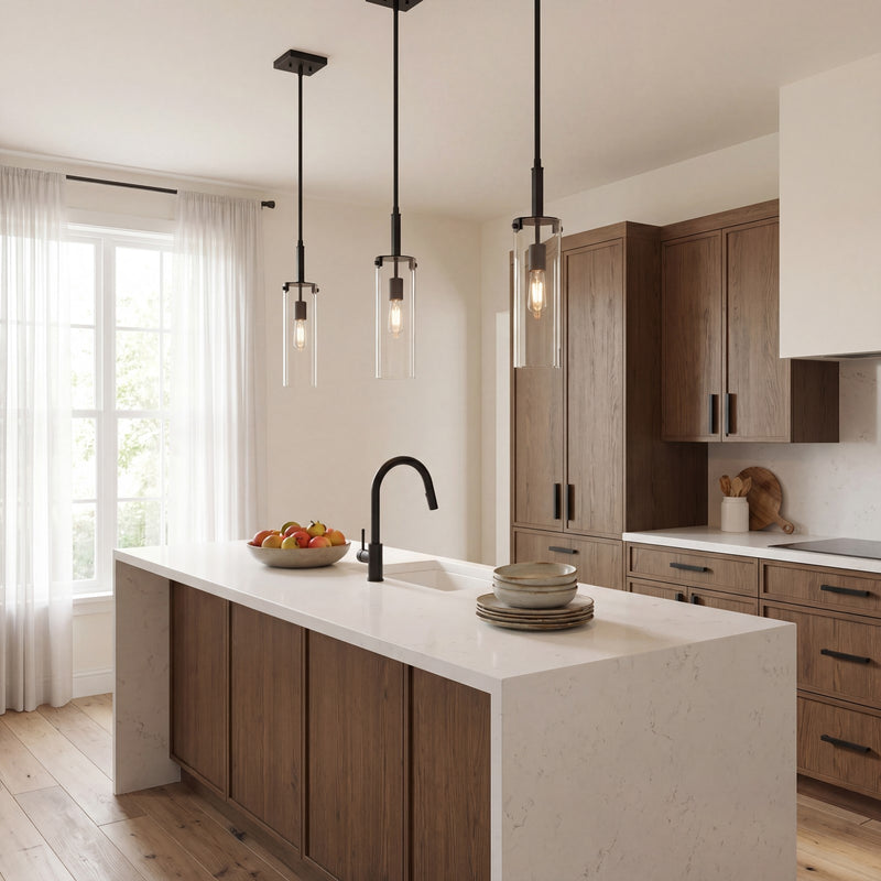 Savoy House Winfield 1-Light Mini-Pendant, Matte Black