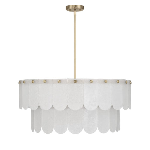 Savoy House Essentials Ashton 10 Lt Pendant, Noble Brass