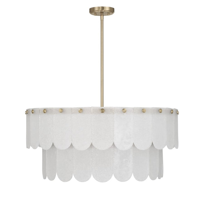 Savoy House Essentials Ashton 10 Lt Pendant, Noble Brass