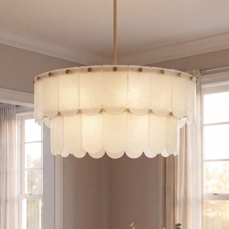 Savoy House Essentials Ashton 10 Lt Pendant, Noble Brass